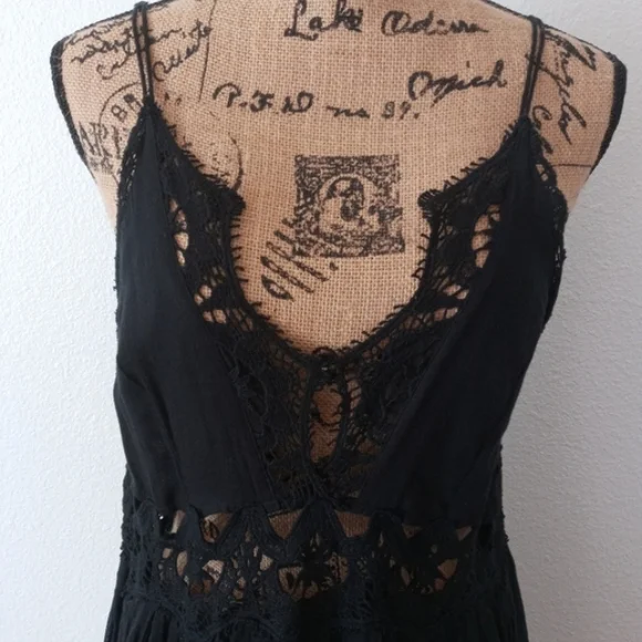 Free People Ilektra Crocheted Lace Mini Dress - Picture 3 of 7